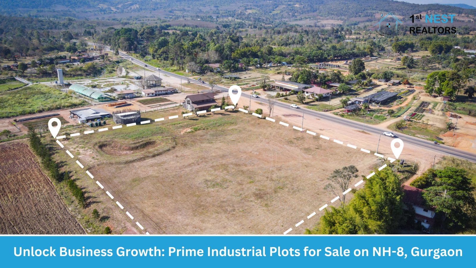 Unlock Business Growth: Prime Industrial Plots for Sale on NH 8 Gurgaon